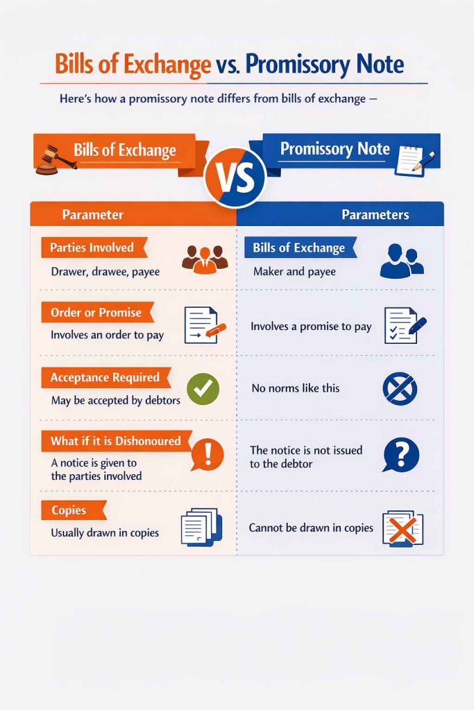 Bills of Exchange vs Promissory Notes