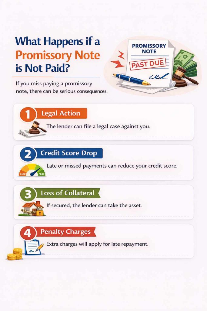 What Happens If a Promissory Note is Not Paid