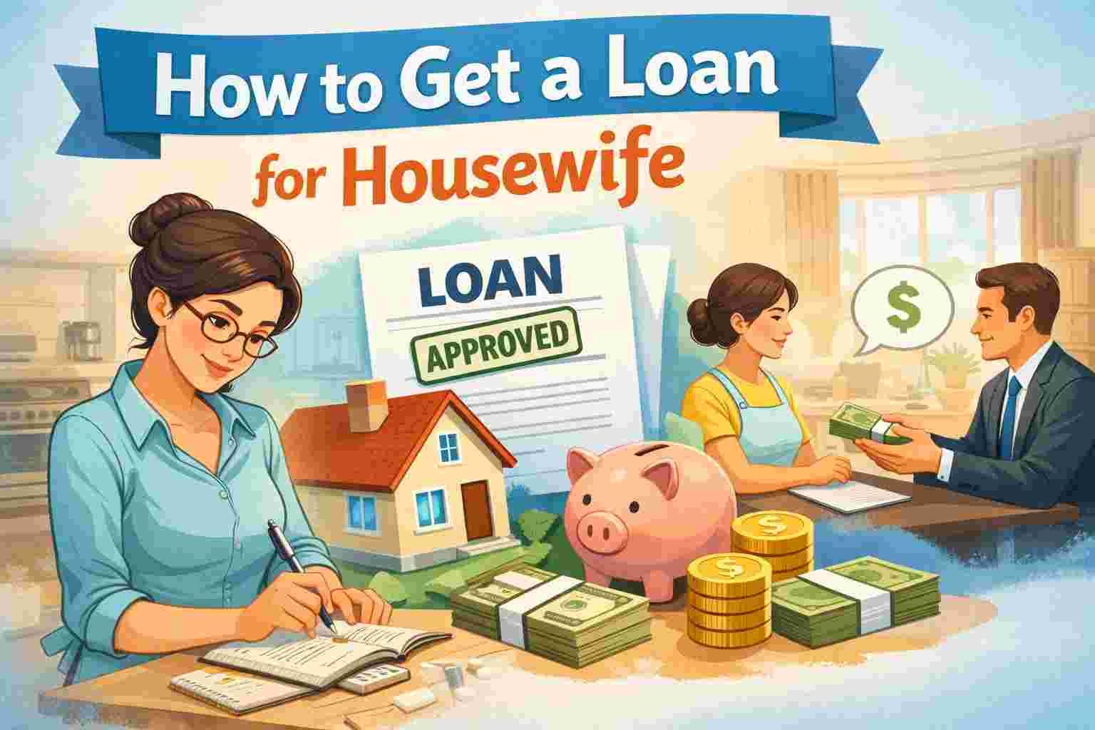 How To Get Loan For Housewife?